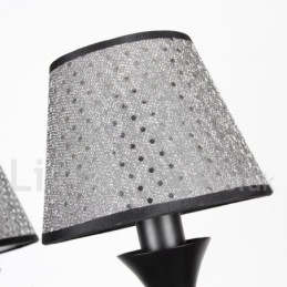 Designer Touch Decorative 6 Light Rustic Modern Contemporary Retro Black Candle Style Chandelier