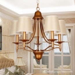 Designer Touch Decorative 5 Light Rustic Retro Mediterranean Style Candle Style Chandelier