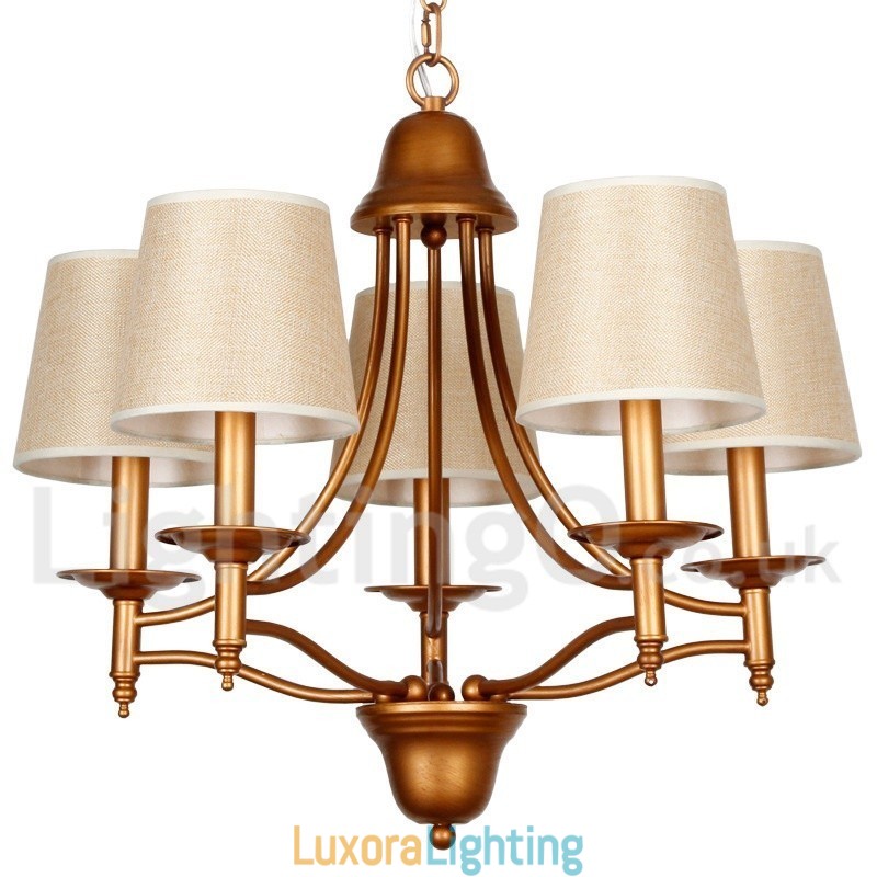 Designer Touch Decorative 5 Light Rustic Retro Mediterranean Style Candle Style Chandelier