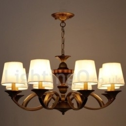 Designer Touch Decorative 8 Light Retro Mediterranean Style Rustic Candle Style Chandelier