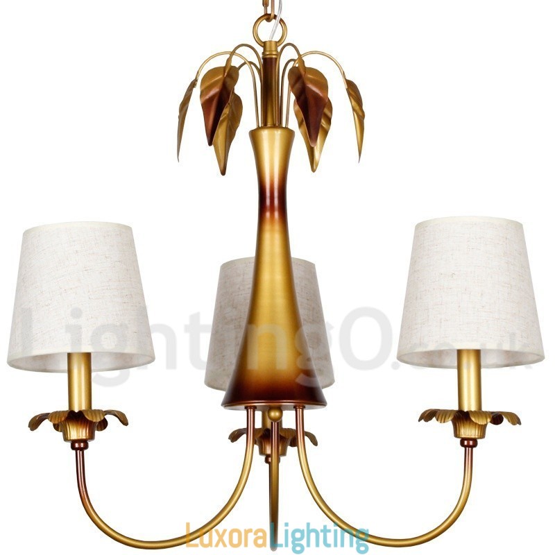 Designer Touch Decorative 3 Light Modern Contemporary Rustic Candle Style Chandelier