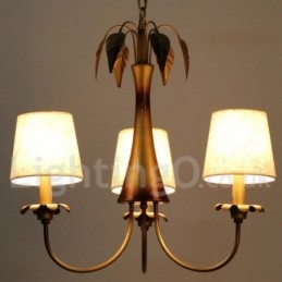 Designer Touch Decorative 3 Light Modern Contemporary Rustic Candle Style Chandelier
