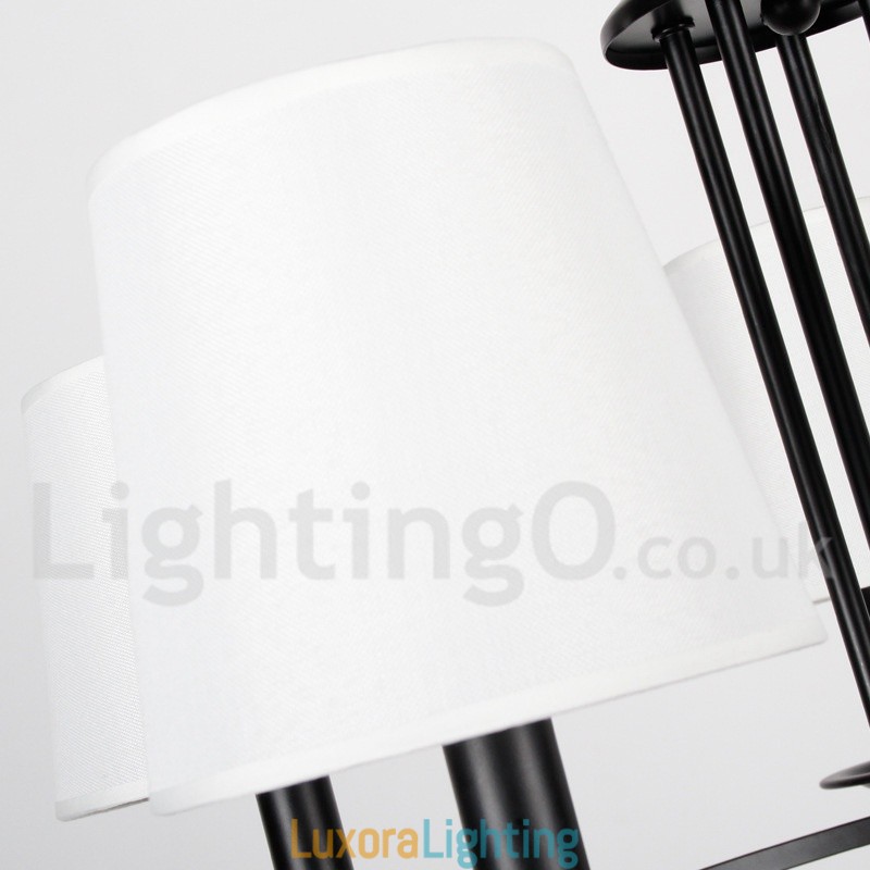 Designer Touch Decorative 3 Light Retro Black Mediterranean Style Rustic Contemporary Candle Style Chandelier