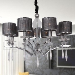 Designer Touch Decorative 8 Light Modern Contemporary Candle Style Chandelier