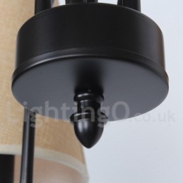 Designer Touch Decorative 8 Light Retro Contemporary Candle Style Chandelier