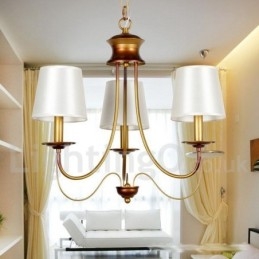 Designer Touch Decorative 3 Light Rustic Mediterranean Style Modern Contemporary Candle Style Chandelier