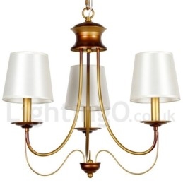 Designer Touch Decorative 3 Light Rustic Mediterranean Style Modern Contemporary Candle Style Chandelier