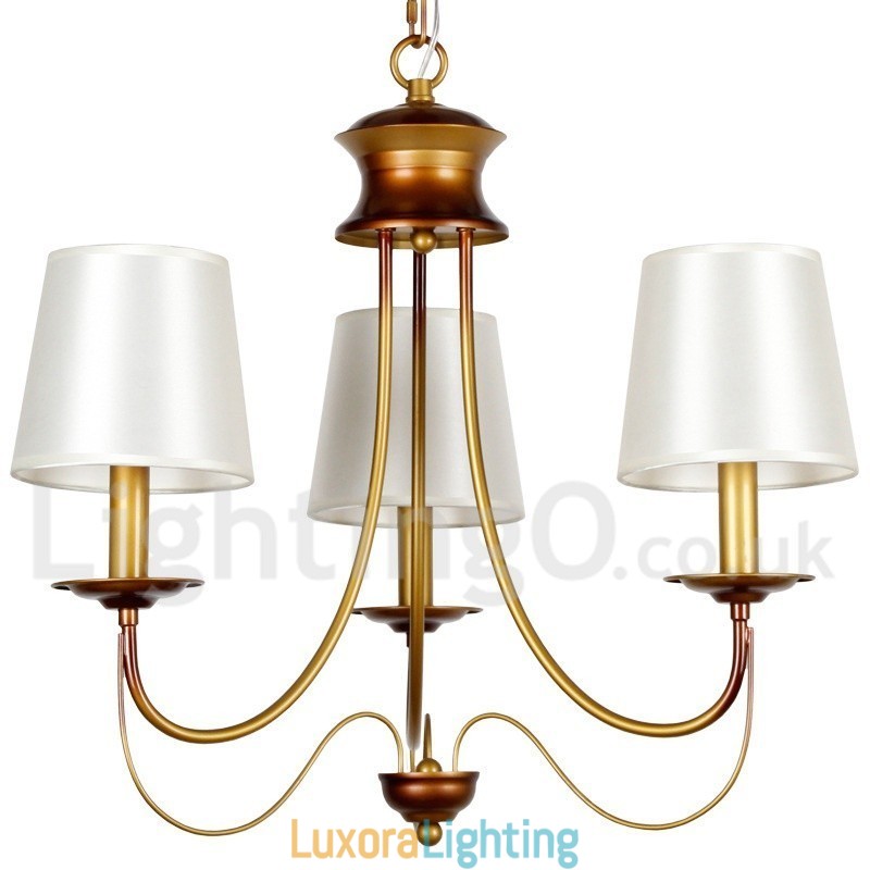 Designer Touch Decorative 3 Light Rustic Mediterranean Style Modern Contemporary Candle Style Chandelier