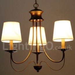 Designer Touch Decorative 3 Light Rustic Mediterranean Style Modern Contemporary Candle Style Chandelier