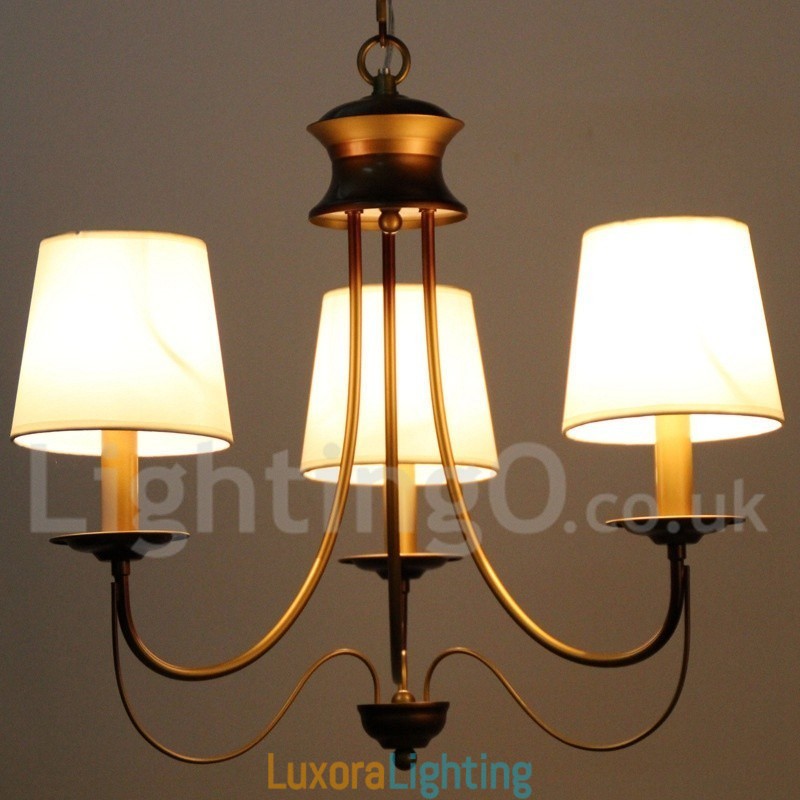 Designer Touch Decorative 3 Light Rustic Mediterranean Style Modern Contemporary Candle Style Chandelier