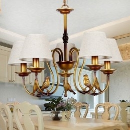 Designer Touch Decorative 5 Light Modern Contemporary Rustic Retro Candle Style Chandelier