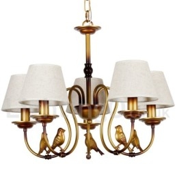 Designer Touch Decorative 5 Light Modern Contemporary Rustic Retro Candle Style Chandelier