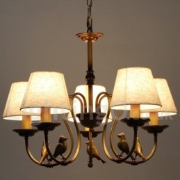 Designer Touch Decorative 5 Light Modern Contemporary Rustic Retro Candle Style Chandelier