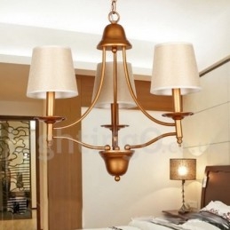 Designer Touch Decorative 3 Light Rustic Retro Mediterranean Style Candle Style Chandelier