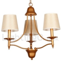 Designer Touch Decorative 3 Light Rustic Retro Mediterranean Style Candle Style Chandelier