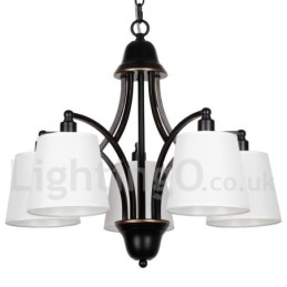 Designer Touch Decorative 5 Light Rustic Retro Contemporary Candle Style Chandelier