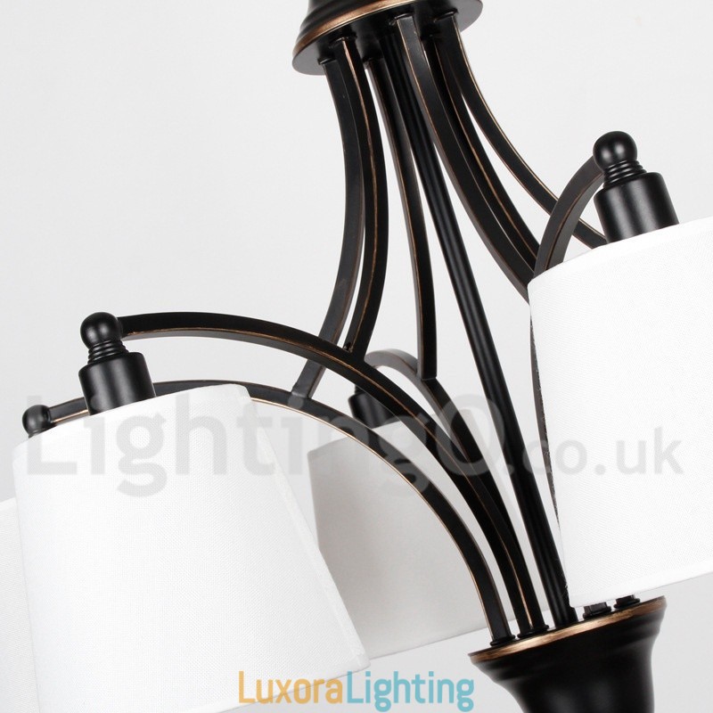 Designer Touch Decorative 5 Light Rustic Retro Contemporary Candle Style Chandelier