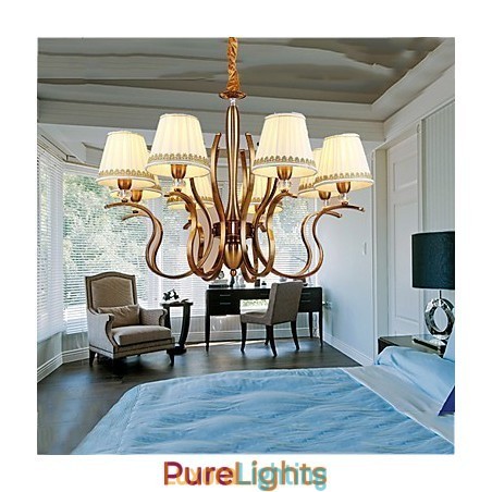 Designer Touch Decorative Chandelier Modern Contemporary Metal