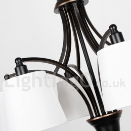 Designer Touch Decorative 6 Light Rustic Retro Contemporary Candle Style Chandelier