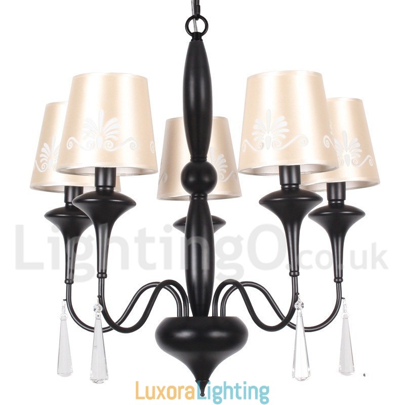 Designer Touch Decorative 5 Light Mediterranean Style Candle Style Chandelier