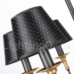 Designer Touch Decorative 3 Light Retro Rustic Candle Style Chandelier