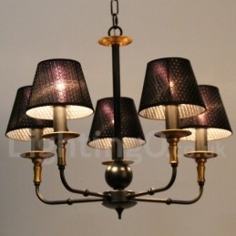 Designer Touch Decorative 5 Light Retro Rustic Candle Style Chandelier