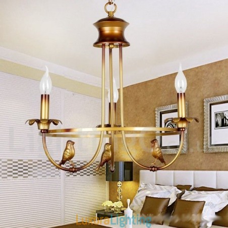 Designer Touch Decorative 3 Light Retro Candle Style Chandelier