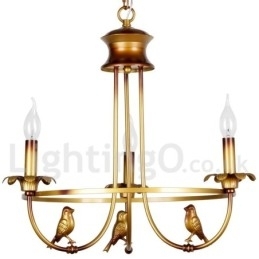 Designer Touch Decorative 3 Light Retro Candle Style Chandelier