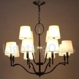 Designer Touch Decorative 12 Light Modern Contemporary Candle Style Chandelier