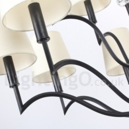 Designer Touch Decorative 12 Light Modern Contemporary Candle Style Chandelier
