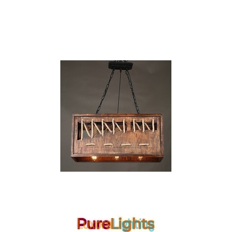 Designer Touch Decorative Minimalist Wooden Chandelier
