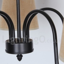 Designer Touch Decorative 5 Light Retro Contemporary Candle Style Chandelier