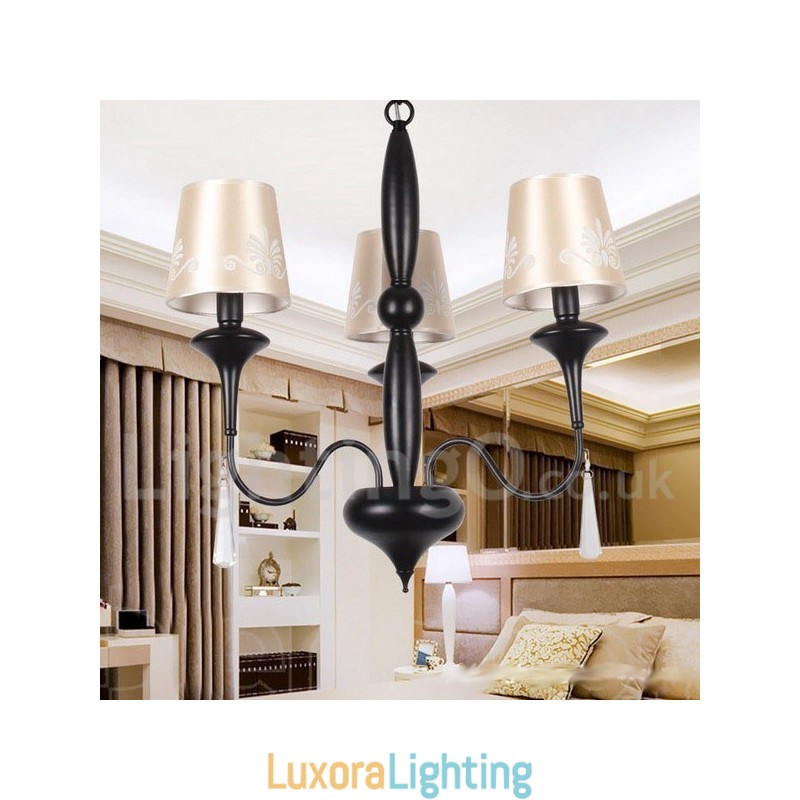 Designer Touch Decorative 3 Light Mediterranean Style Candle Style Chandelier