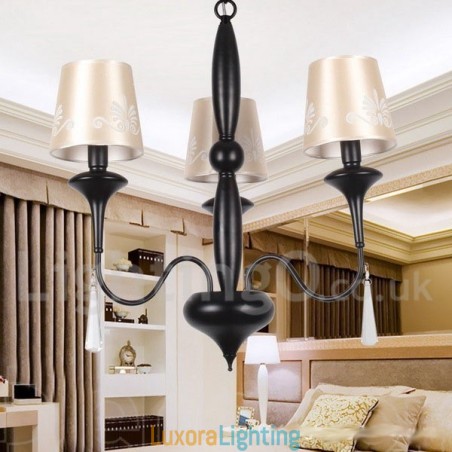 Designer Touch Decorative 3 Light Mediterranean Style Candle Style Chandelier
