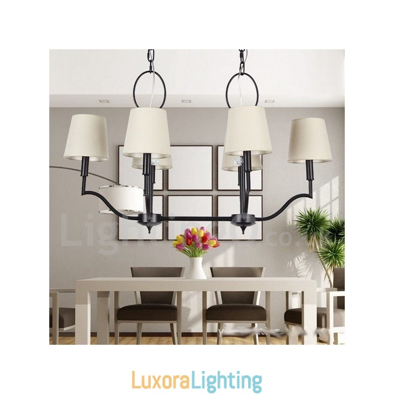 Designer Touch Decorative 6 Light Modern Contemporary Candle Style Chandelier