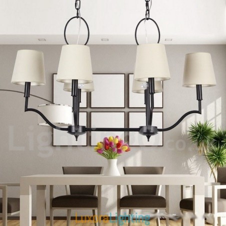 Designer Touch Decorative 6 Light Modern Contemporary Candle Style Chandelier