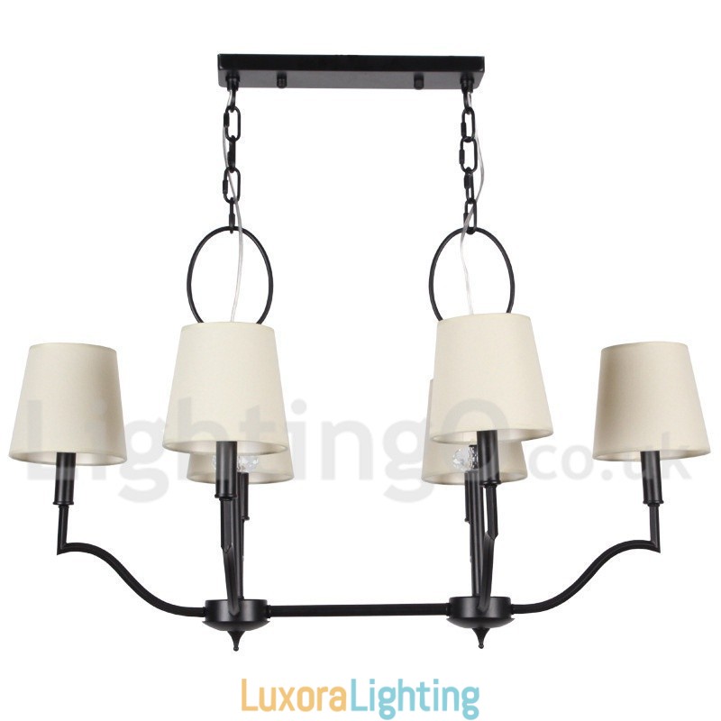 Designer Touch Decorative 6 Light Modern Contemporary Candle Style Chandelier