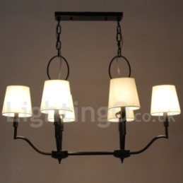Designer Touch Decorative 6 Light Modern Contemporary Candle Style Chandelier