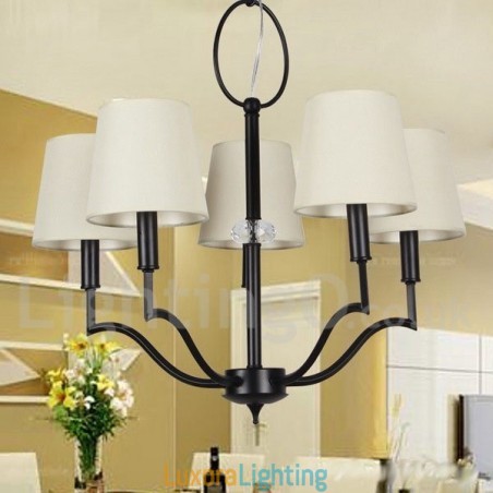 Designer Touch Decorative 5 Light Modern Contemporary Candle Style Chandelier