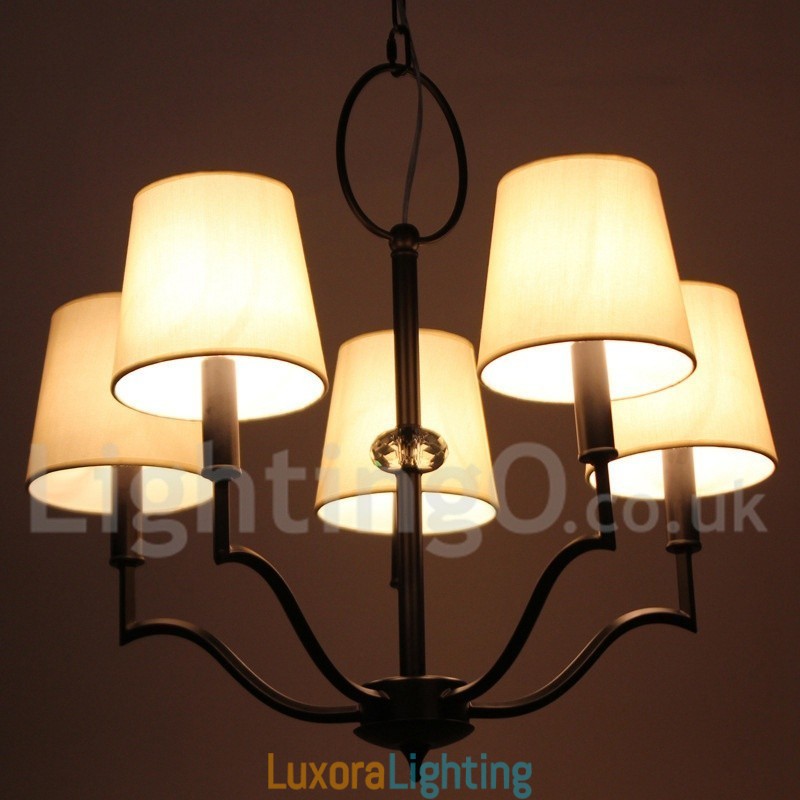 Designer Touch Decorative 5 Light Modern Contemporary Candle Style Chandelier