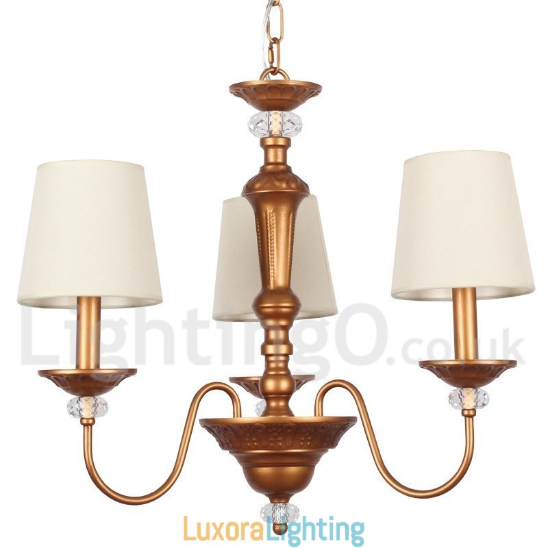 Designer Touch Decorative 3 Light Retro Candle Style Chandelier