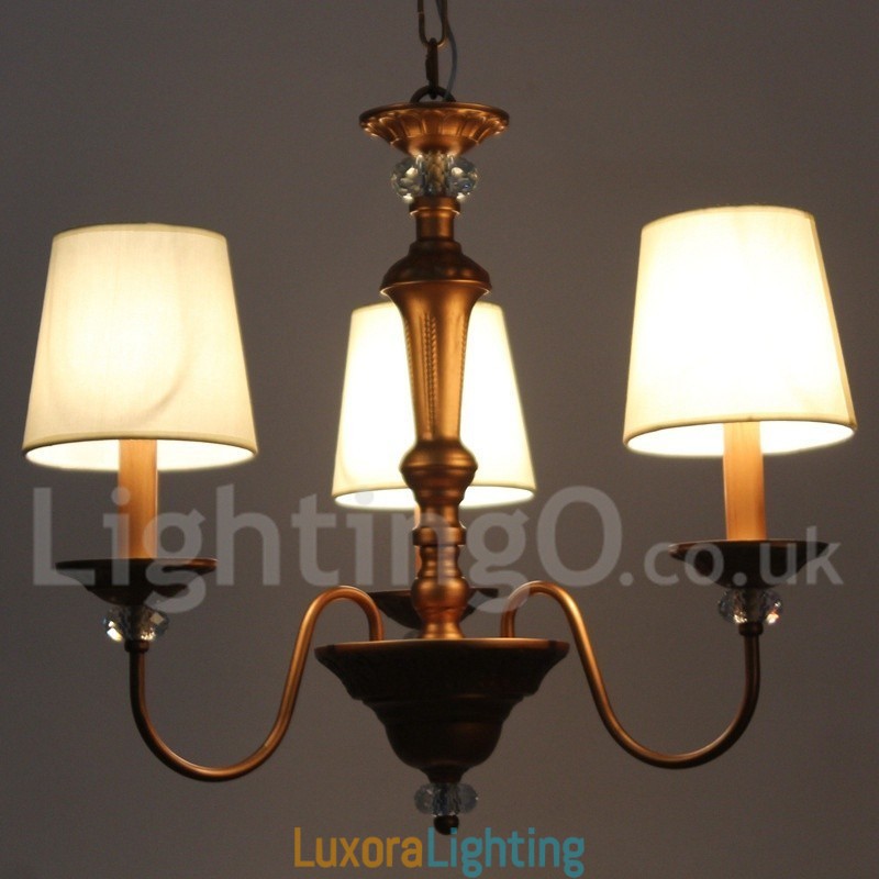 Designer Touch Decorative 3 Light Retro Candle Style Chandelier