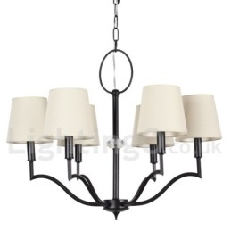 Designer Touch Decorative 6 Light Modern Contemporary Candle Style Chandelier