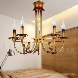 Designer Touch Decorative 5 Light Retro Candle Style Chandelier