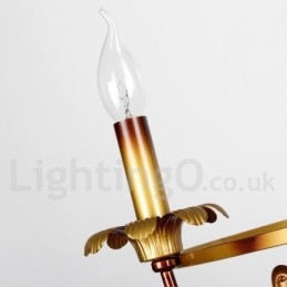 Designer Touch Decorative 5 Light Retro Candle Style Chandelier