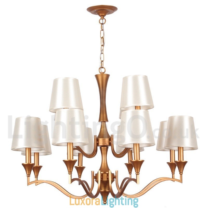 Designer Touch Decorative 12 Light Mediterranean Style Candle Style Chandelier
