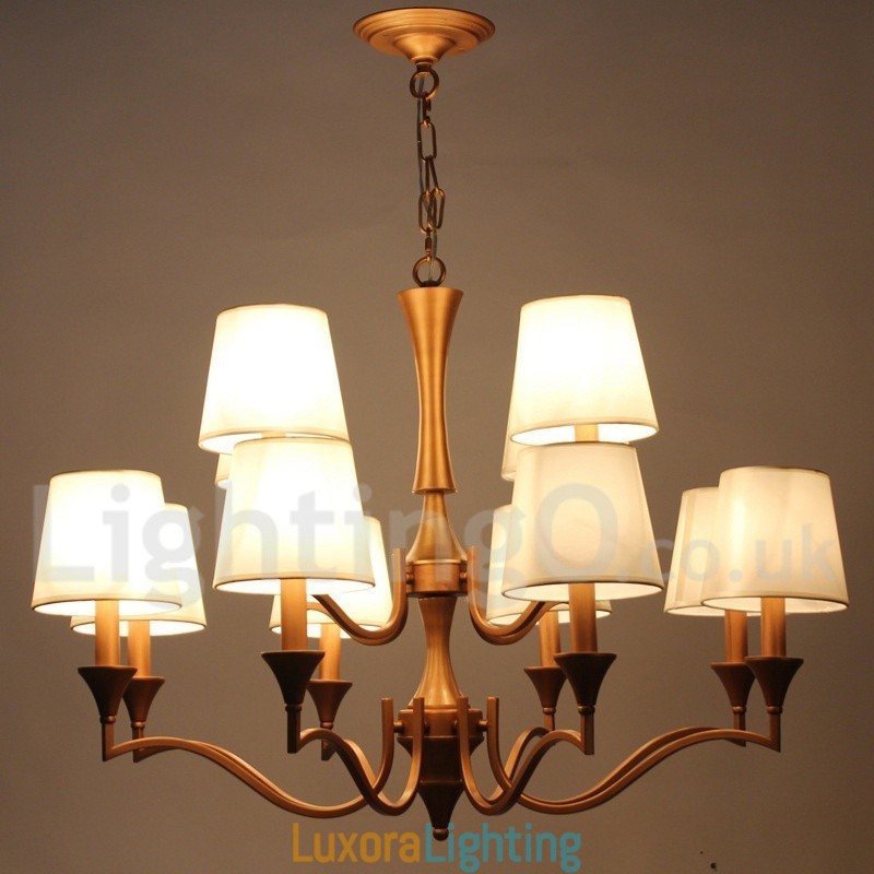 Designer Touch Decorative 12 Light Mediterranean Style Candle Style Chandelier