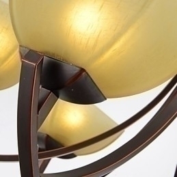 Designer Touch Decorative Chandelier 6 Lights Traditional Classic Vintage Metal