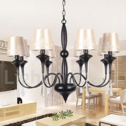 Designer Touch Decorative 8 Light Candle Style Chandelier