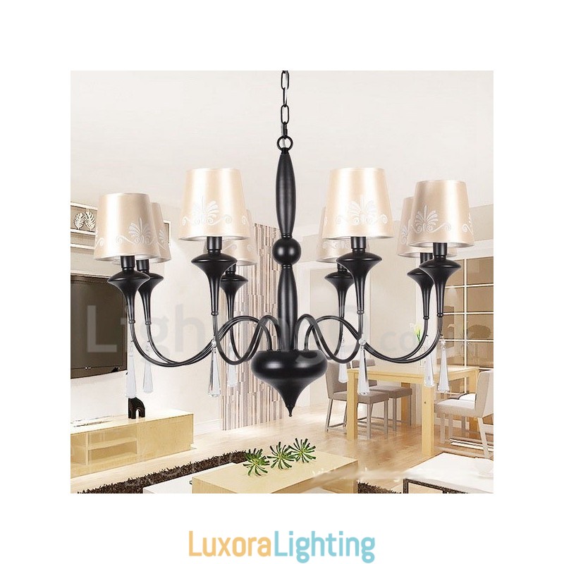 Designer Touch Decorative 8 Light Candle Style Chandelier